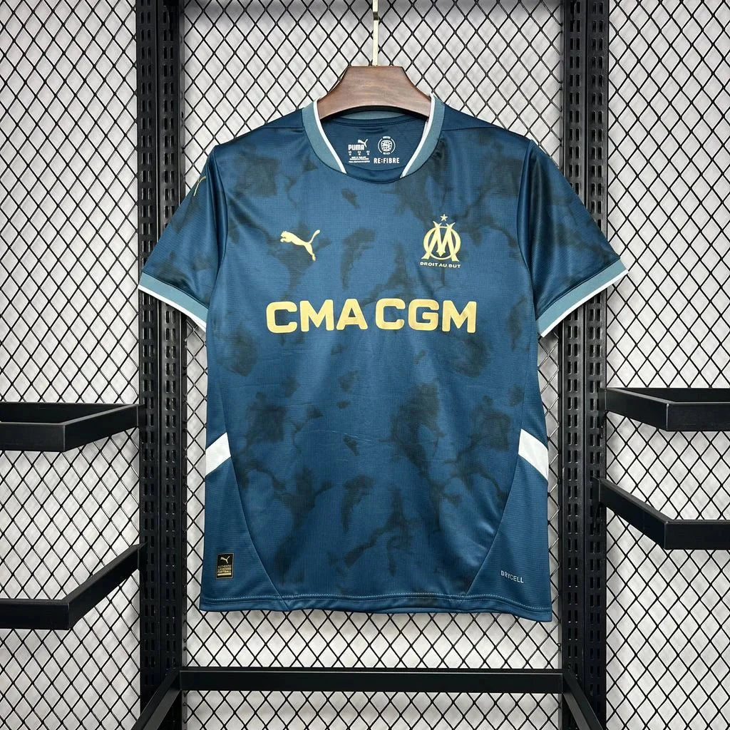 Maillot Marseille extérieur "Bleu" 2024/2025 YamaKits Foot