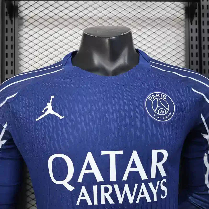 Maillot Paris SG third "Jordan, bleu" 2024/2025 Manches longues YamaKits Foot