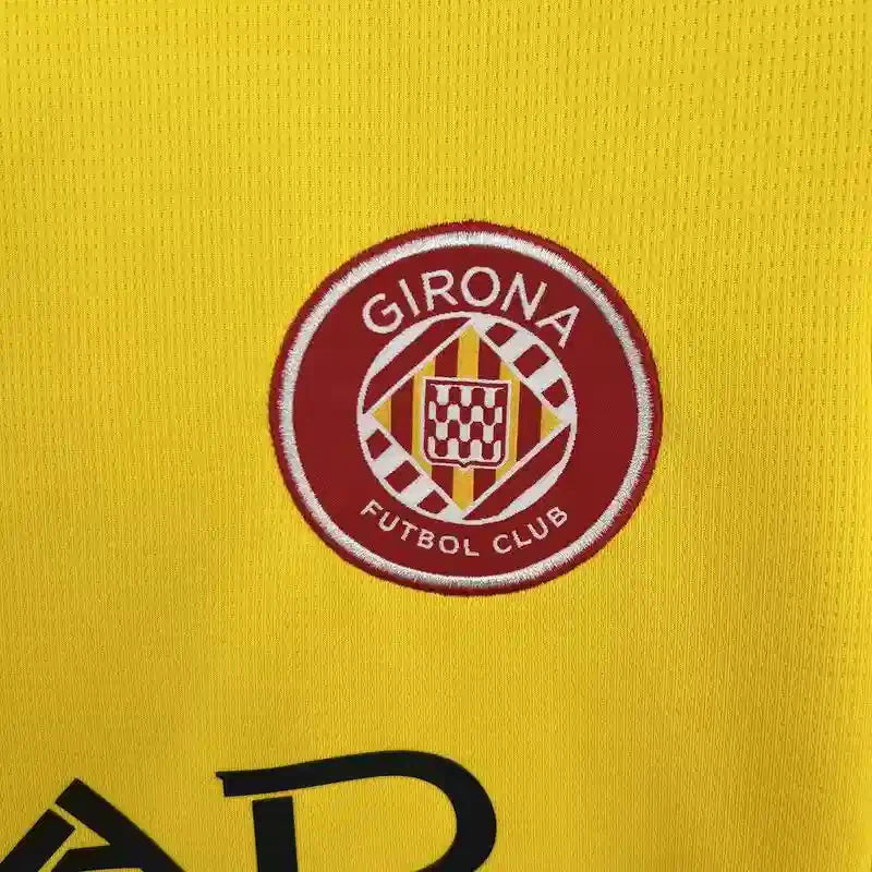 Maillot Gérone extérieur "jaune" 2025/2026 YamaKits Foot