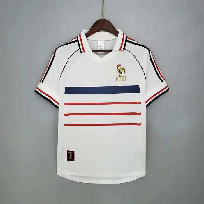 Maillot France Retro CDM "Blanc" 1998 YamaKits Foot