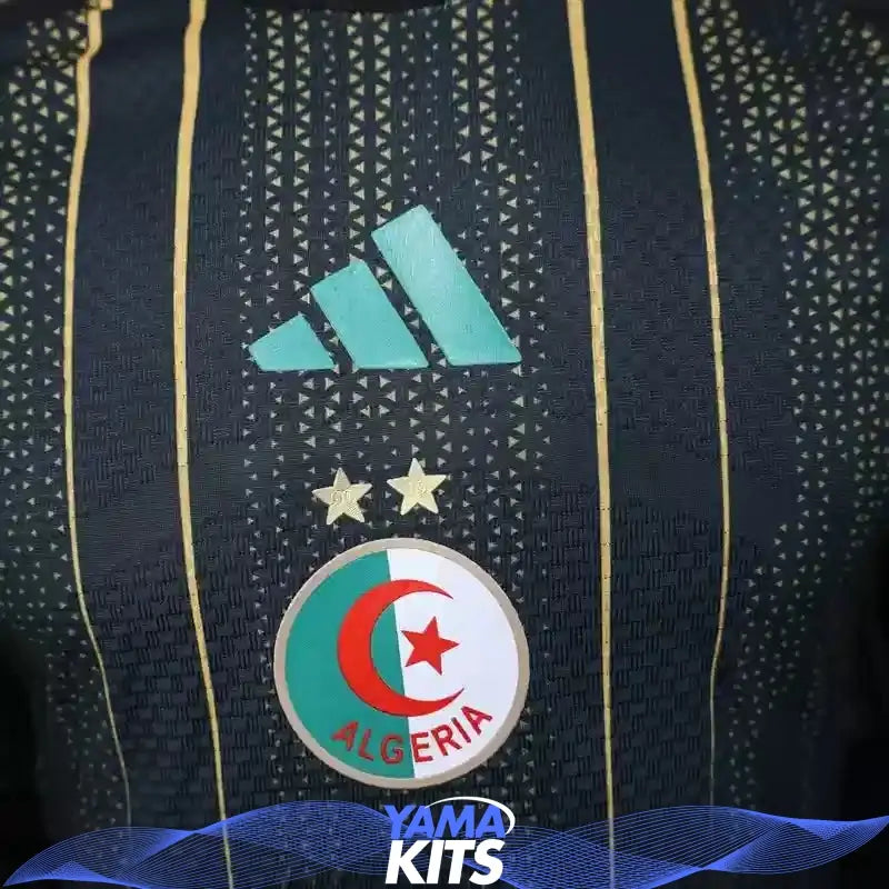MAILLOT ALGERIE CONCEPT "Noir" 2026/2027 Version Player YamaKits Foot