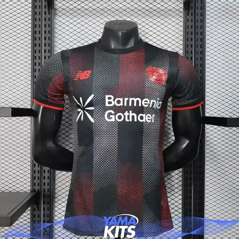 MAILLOT BAYERN LUVERKUSEN DOMICILE 2025/2026 Version Player YamaKits Foot