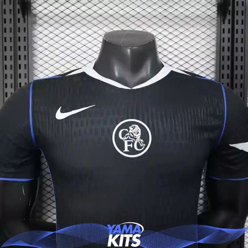 MAILLOT CHELSEA CONCEPT "Noir" 2025/2026 Version Player YamaKits Foot