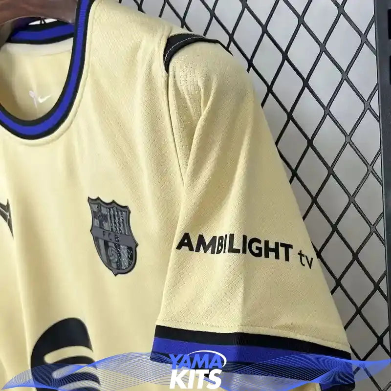 Maillot Barcelone extérieur "beige" 2025/2026 YamaKits Foot