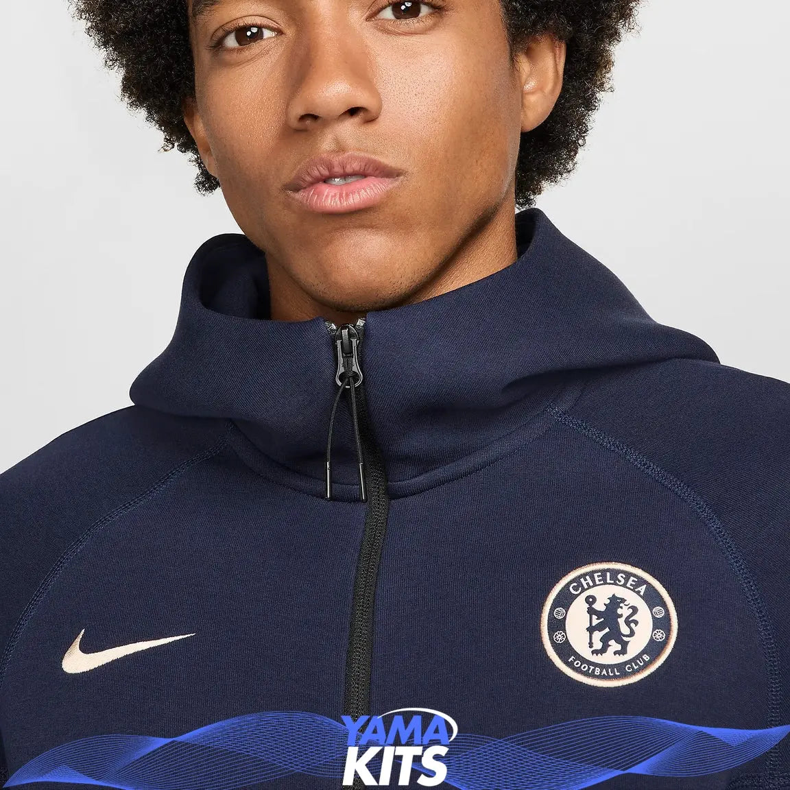 Veste Chelsea tech nike "Bleu" fleece 2024/2025 nike tech