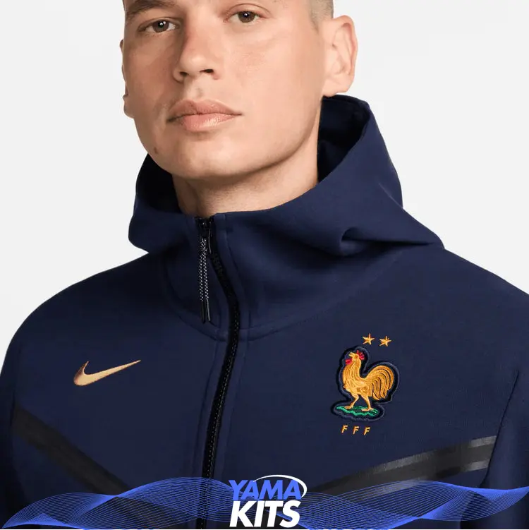 Veste France tech nike "Bleu" fleece 2024/2025 nike tech