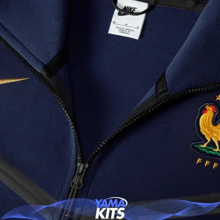 Veste France tech nike "Bleu" fleece 2024/2025 nike tech