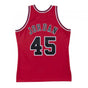Maillot NBA Michael Jordan Chicago Bulls Rouge 1994-95 Mitchell & Ness - Édition I'm Back Road