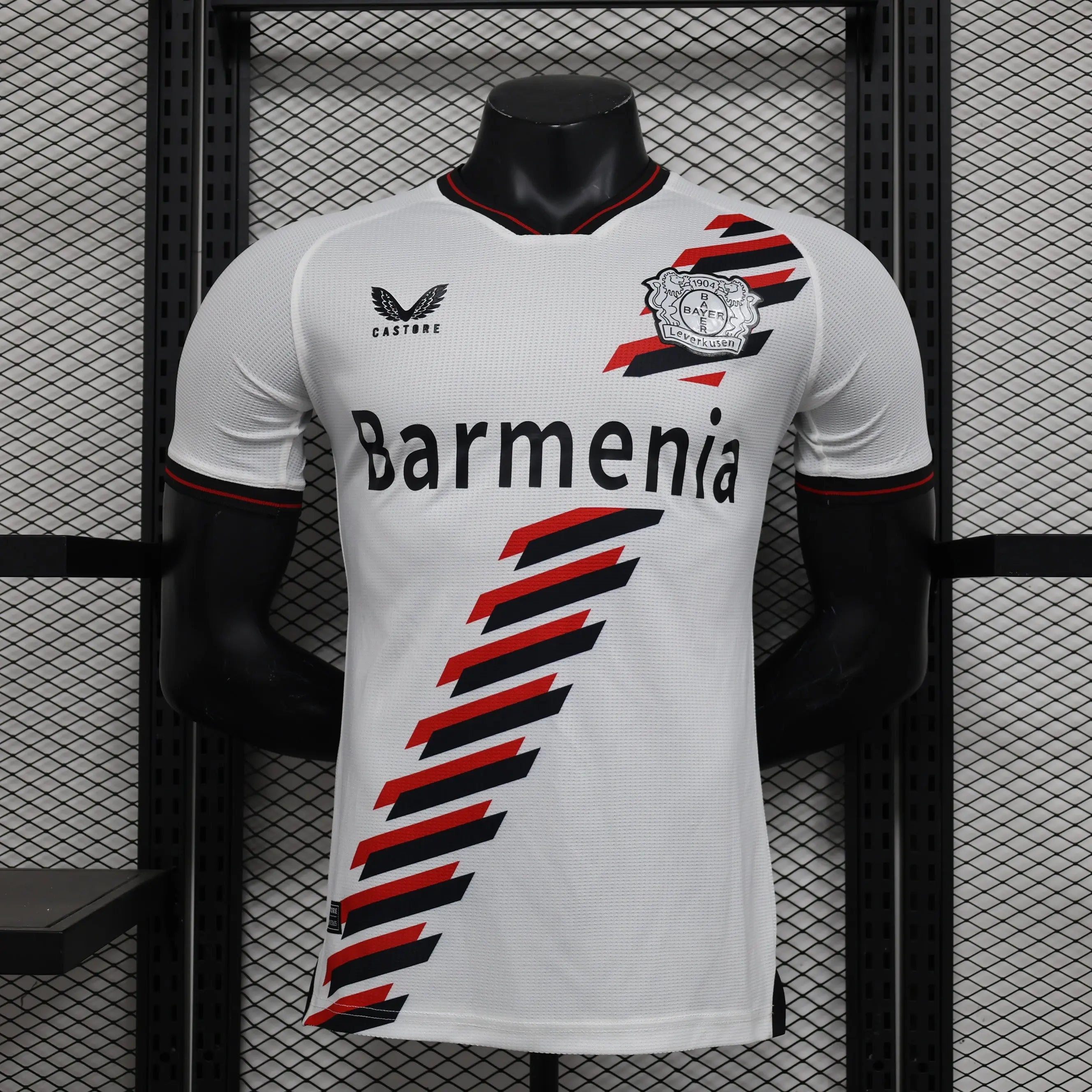 MAILLOT BAYER LEVERKUSEN EXTERIEUR 2023/2024 Version Player YamaKits Foot