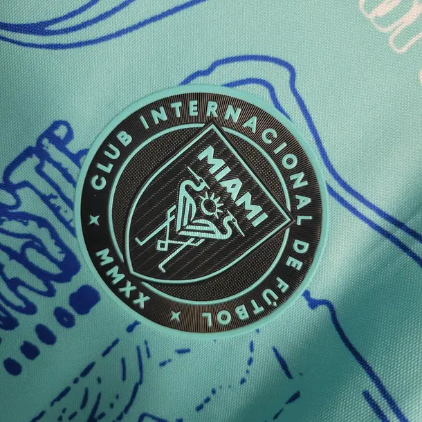 Maillot Inter Miami entrainement "Bleu" 2023/2024 YamaKits Foot