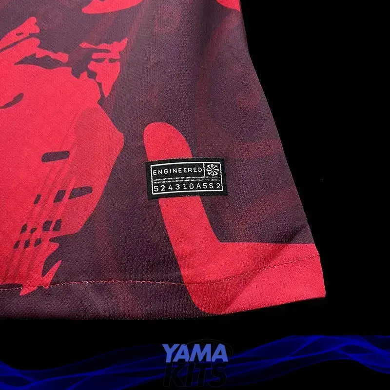 Maillot Paris Saint-Germain concept « rouge » 2024/2025 - YamaKits