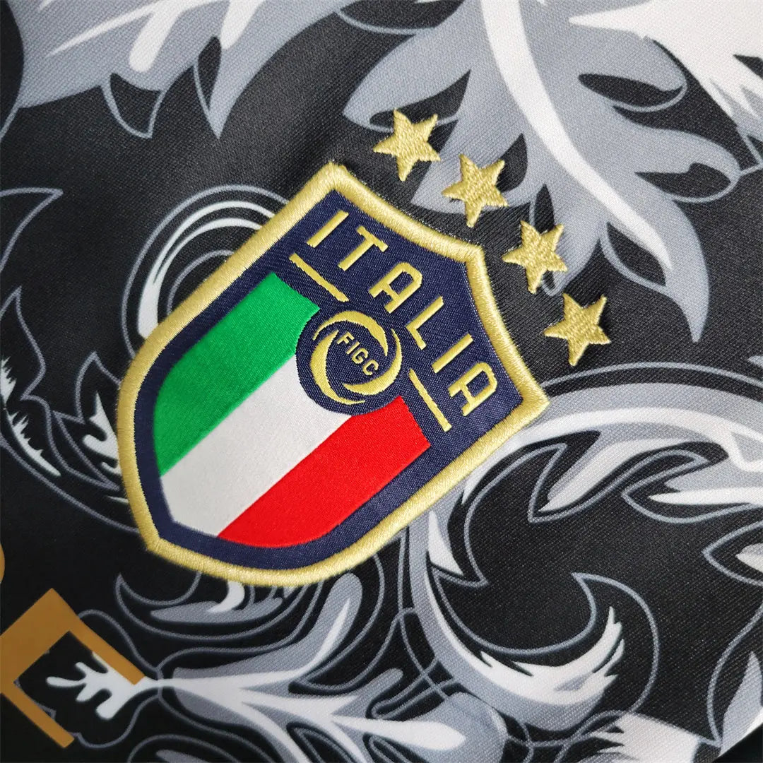 MAILLOT ITALIE CONCEPT EDITION VERSACE NOIR 2023/2024 YamaKits Foot