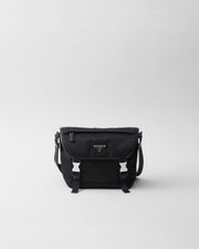 Sac porté épaule en Re-Nylon et cuir Saffiano - #4