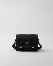 Sac porté épaule en Re-Nylon et cuir Saffiano - #12