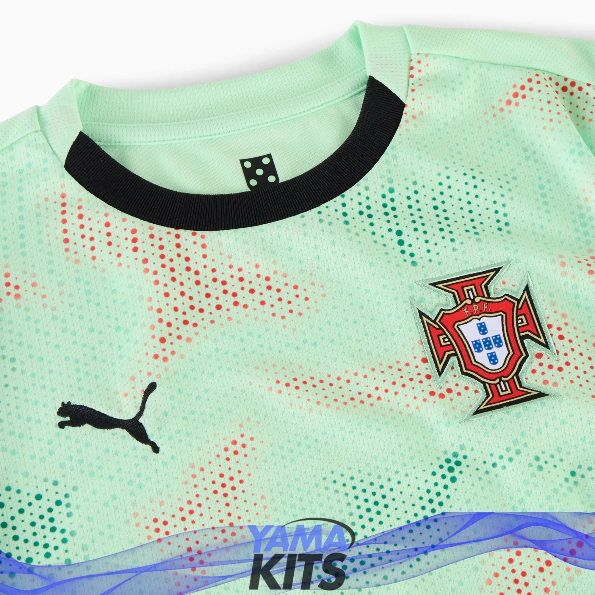 Maillot Portugal féminin extérieur « Vert fluo » 2025/2026 YamaKits