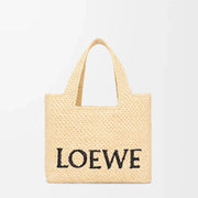 LOEWE - « Font Tote Petit en raphia »