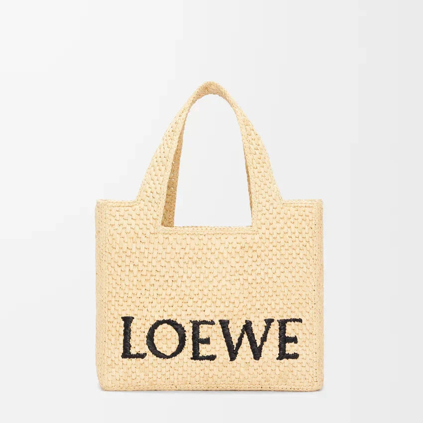 LOEWE - « Font Tote Petit en raphia »