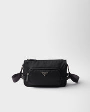 Sac de taille moyenne porté épaule en Re-Nylon et cuir Saffiano - #1