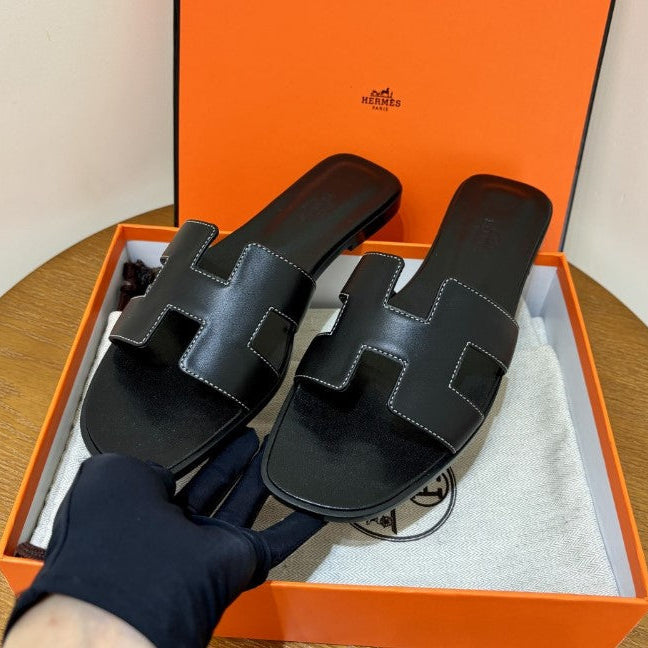 Hermes - « Claquettes Noir »