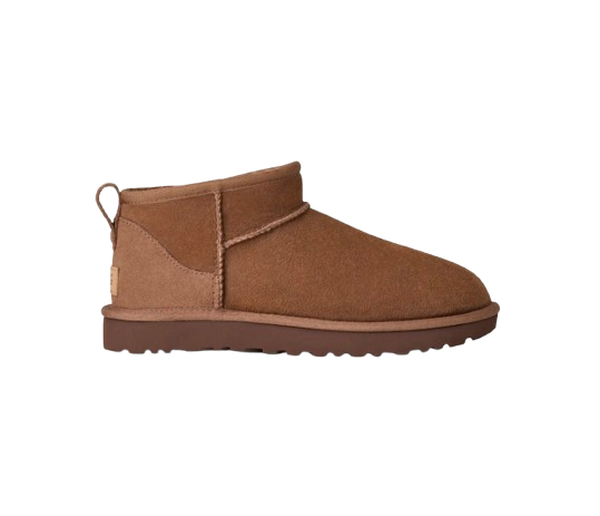 UGG Femme « Botte Classic Ultra Mini Marron »