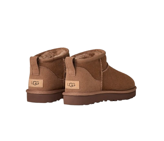 UGG Femme « Botte Classic Ultra Mini Marron »