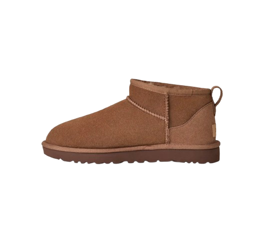 UGG Femme « Botte Classic Ultra Mini Marron »