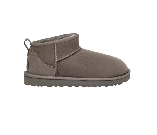 UGG Femme « Botte Classic Ultra Mini Gris »