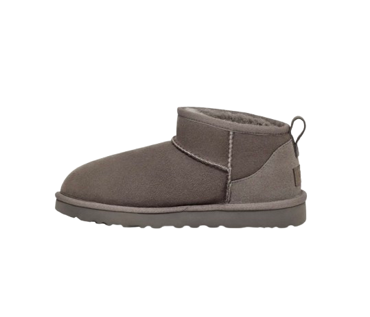 UGG Femme « Botte Classic Ultra Mini Gris »
