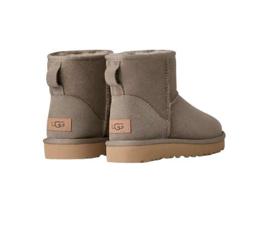 Femme Botte « Classic Mini II Gris Galet »