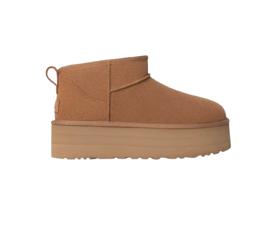 UGG Botte « Classic Ultra Mini à plateforme Marron »