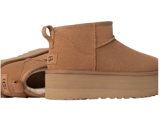 UGG Botte « Classic Ultra Mini à plateforme Marron »