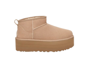UGG Botte « Classic Ultra Mini à plateforme Beige »