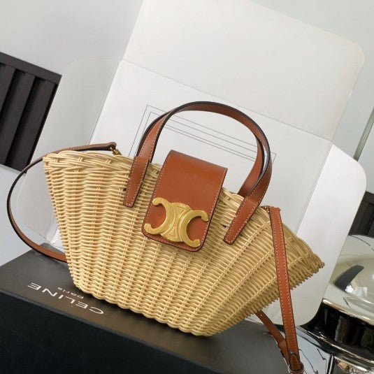 C­eli­ne - « Classic Panier Teen Couffin Wicker Natural »