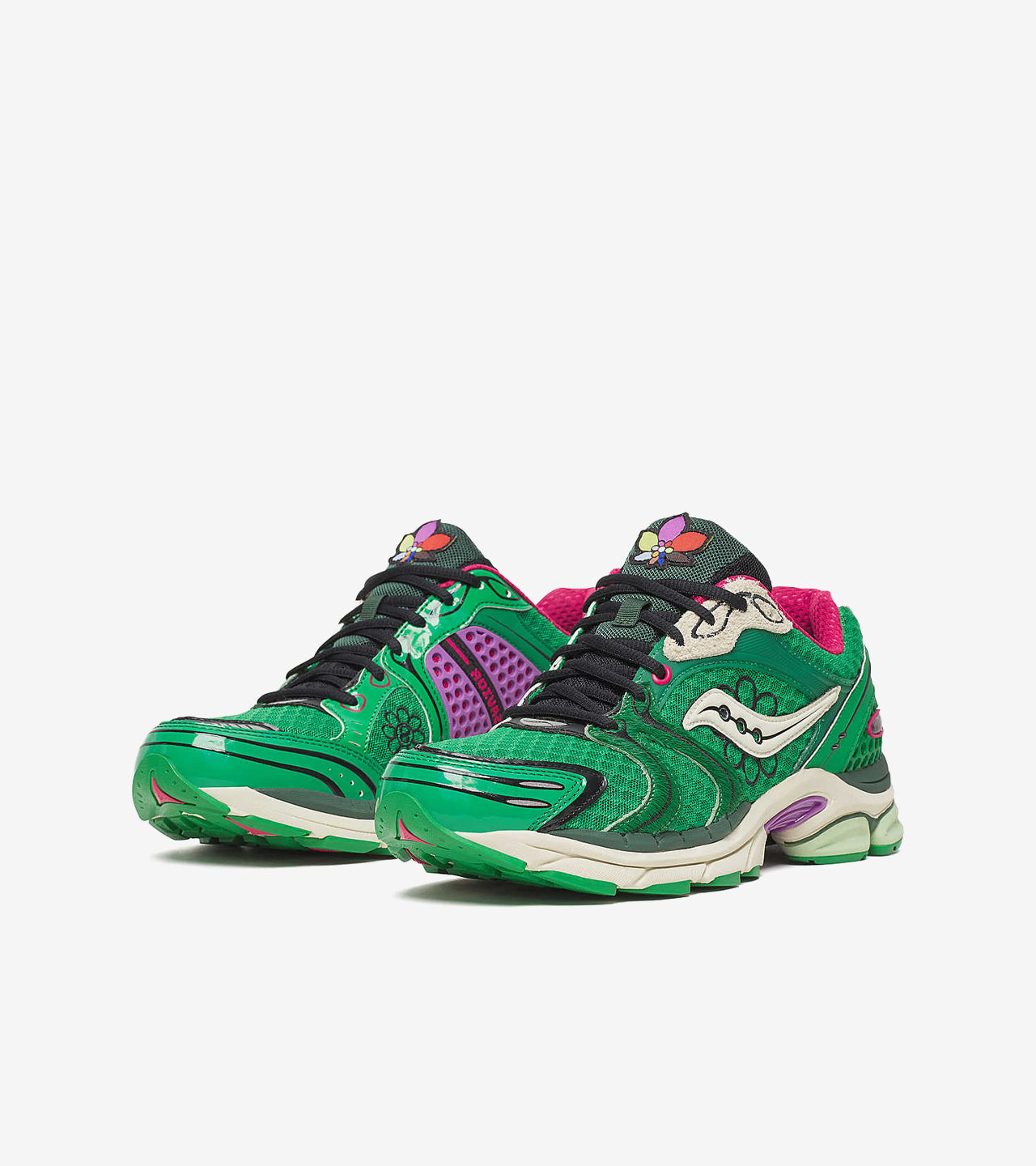 Saucony ProGrid « Triumph 4 Jae Tips Flowers Grow Uptown Sugar Maple »
