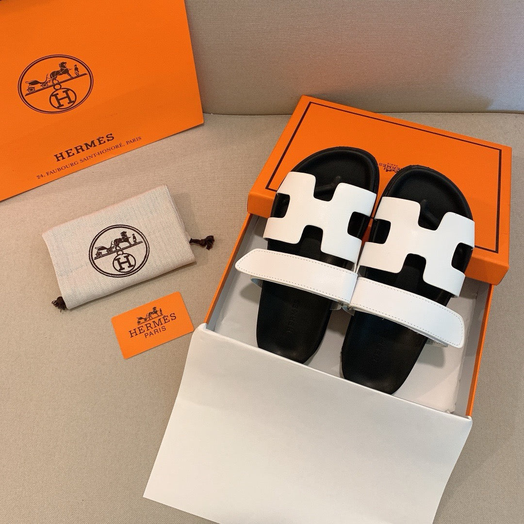 Hermes - « Sandales Chypre Blanc »