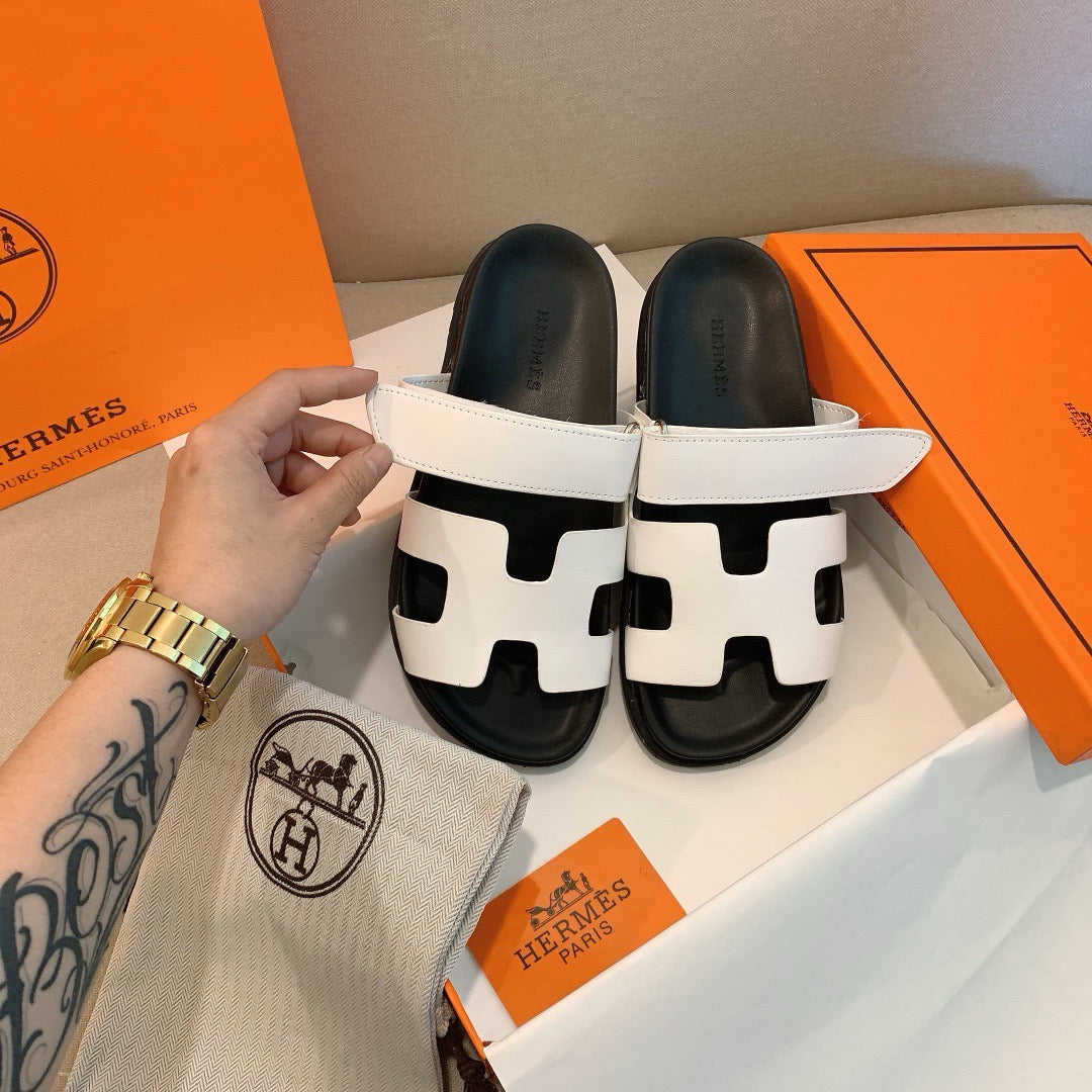 Hermes - « Sandales Chypre Blanc »