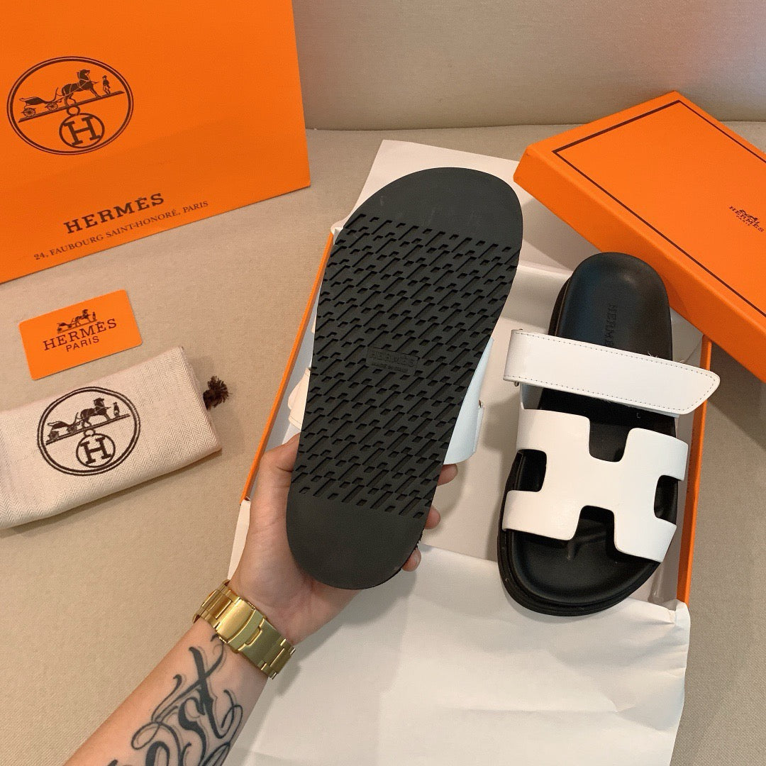 Hermes - « Sandales Chypre Blanc »