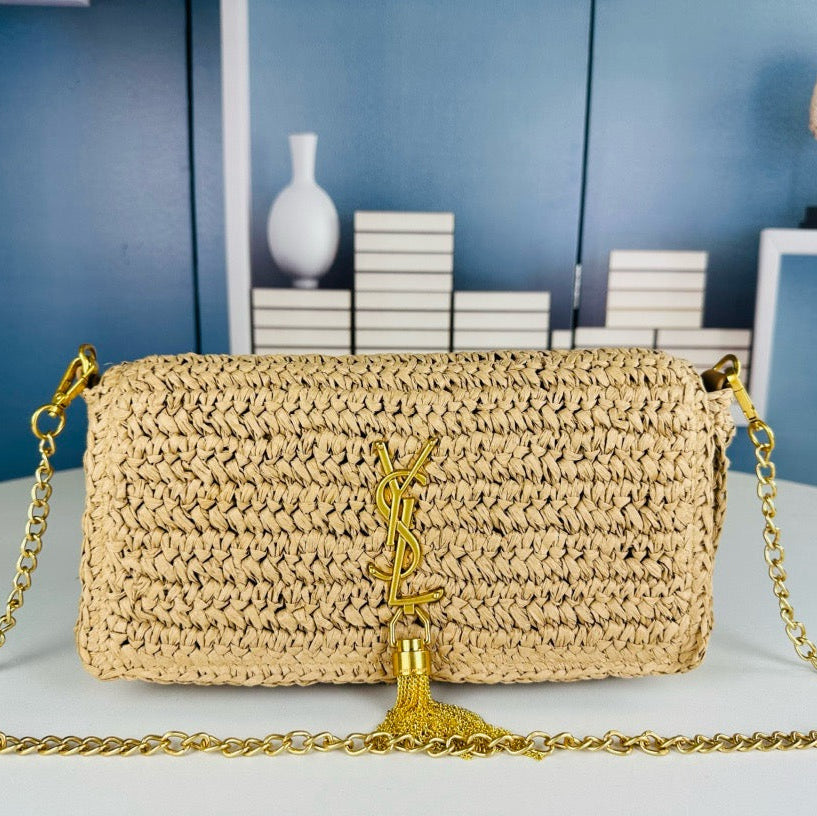YSL - « KATE 99 TASSEL IN RAFFIA »