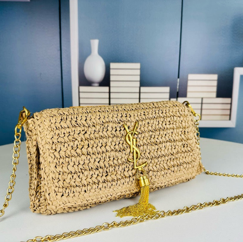 YSL - « KATE 99 TASSEL IN RAFFIA »