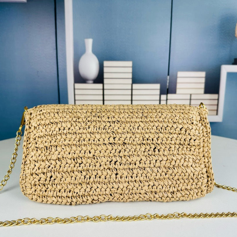 YSL - « KATE 99 TASSEL IN RAFFIA »