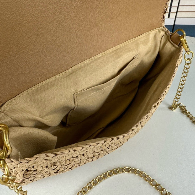 YSL - « KATE 99 TASSEL IN RAFFIA »