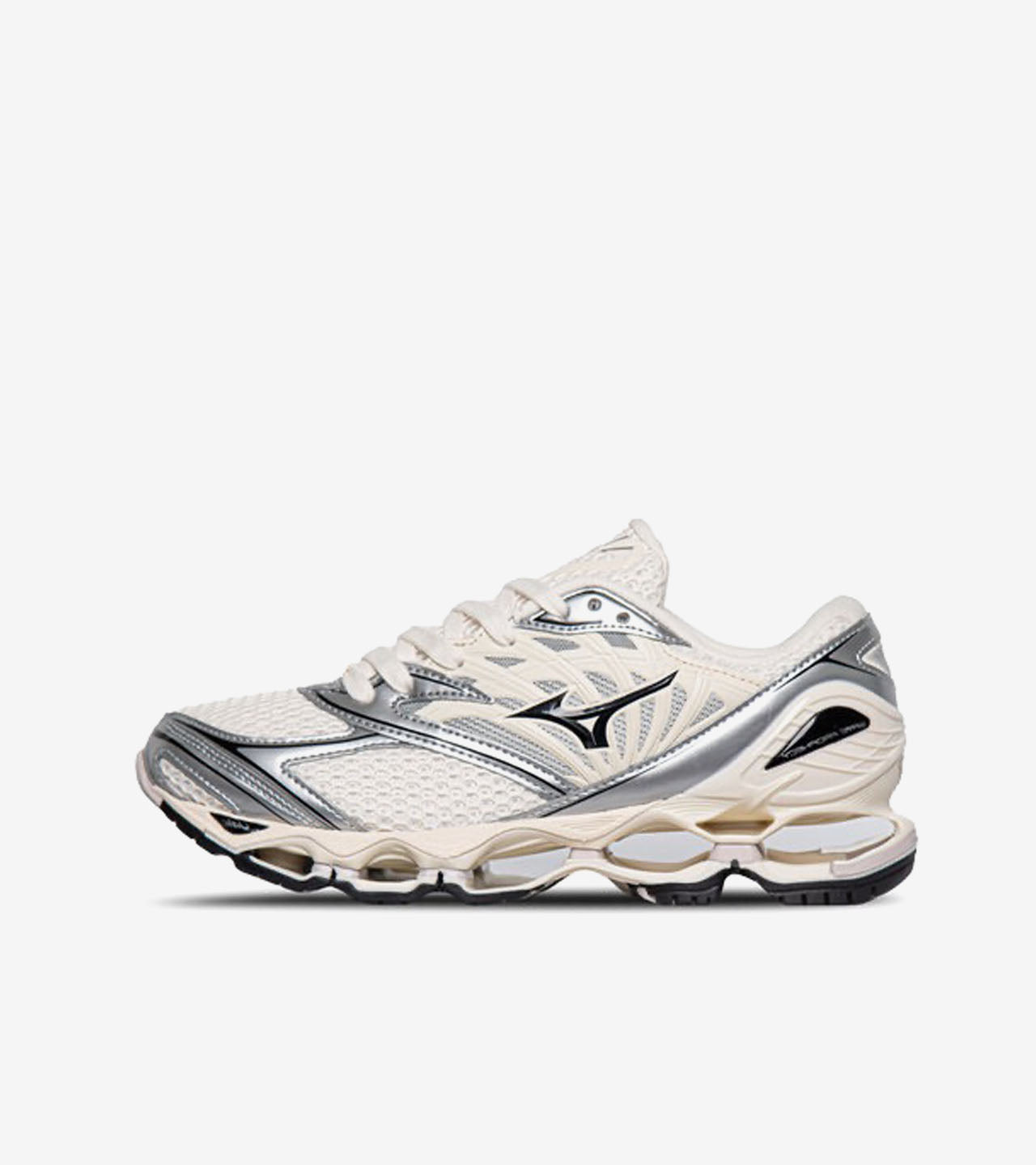 Mizuno Wave « Prophecy LS Pristine Black Silver »