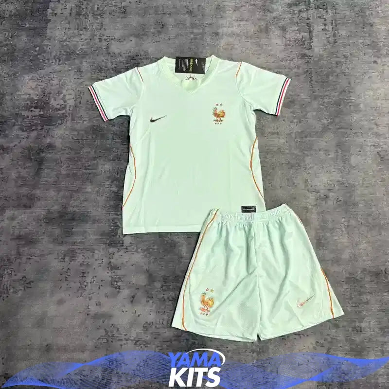 Maillot France enfant extérieur Vert CDM 2026
