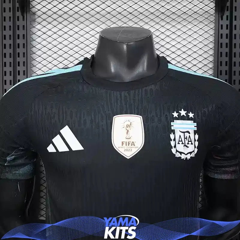 MAILLOT ARGENTINE GARDIEN "Noir" 2026/2027 Version Player YamaKits Foot