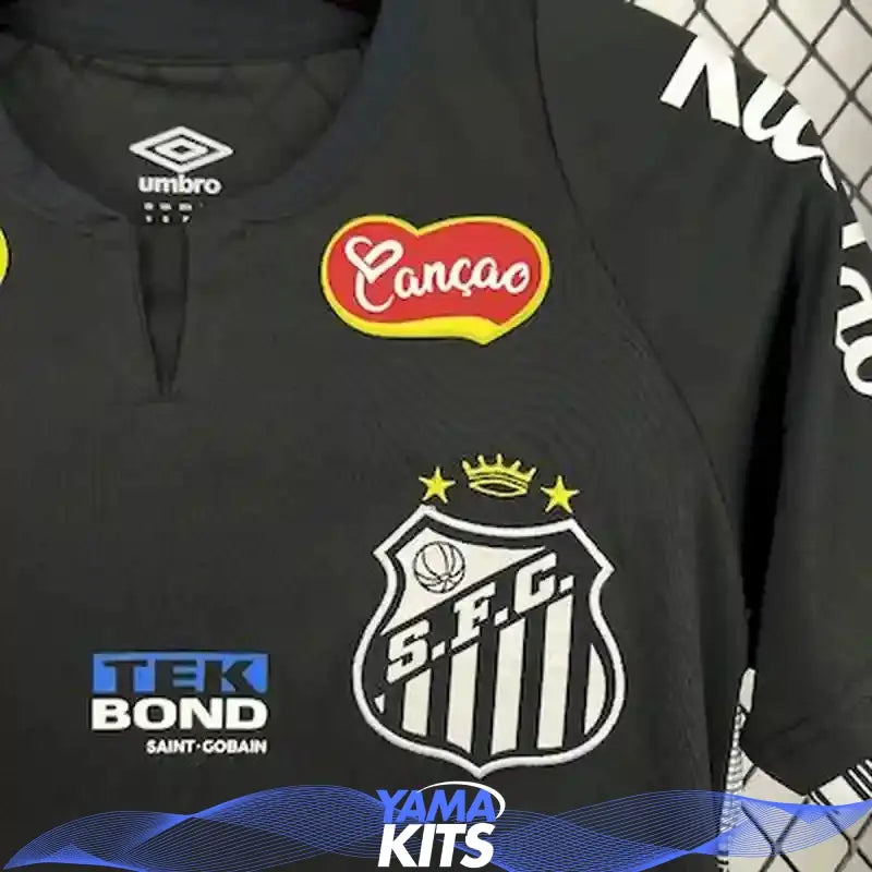 Maillot Santos FC concept "noir" 2025/2026 YamaKits