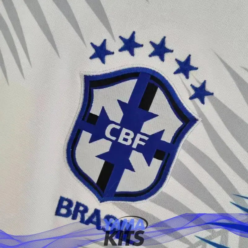 Maillot Brésil Concept « feuilles bleues » 2024/2025 - YamaKits