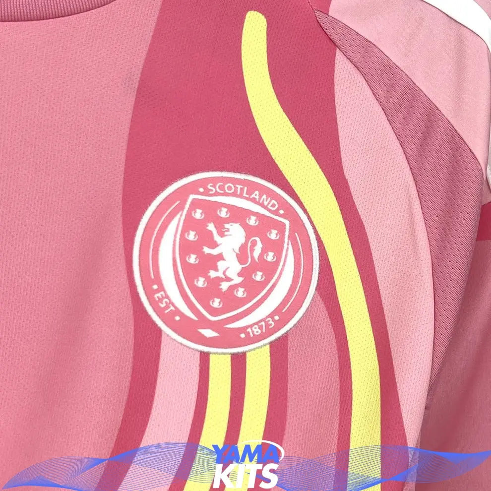Maillot écosse extérieur « rose » 2024/2025 YamaKits Foot