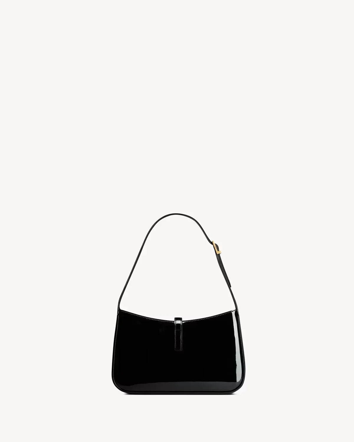 YSL - « le 5 à 7 en cuir verni noir »