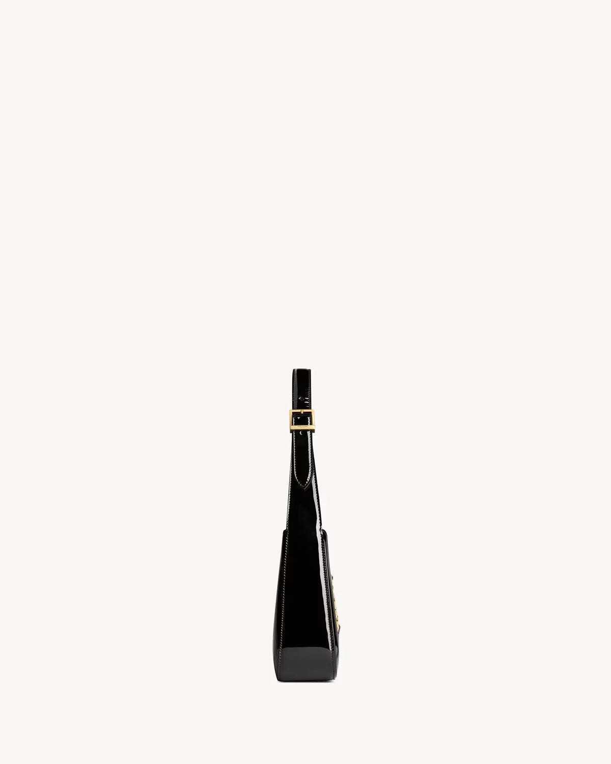 YSL - « le 5 à 7 en cuir verni noir »