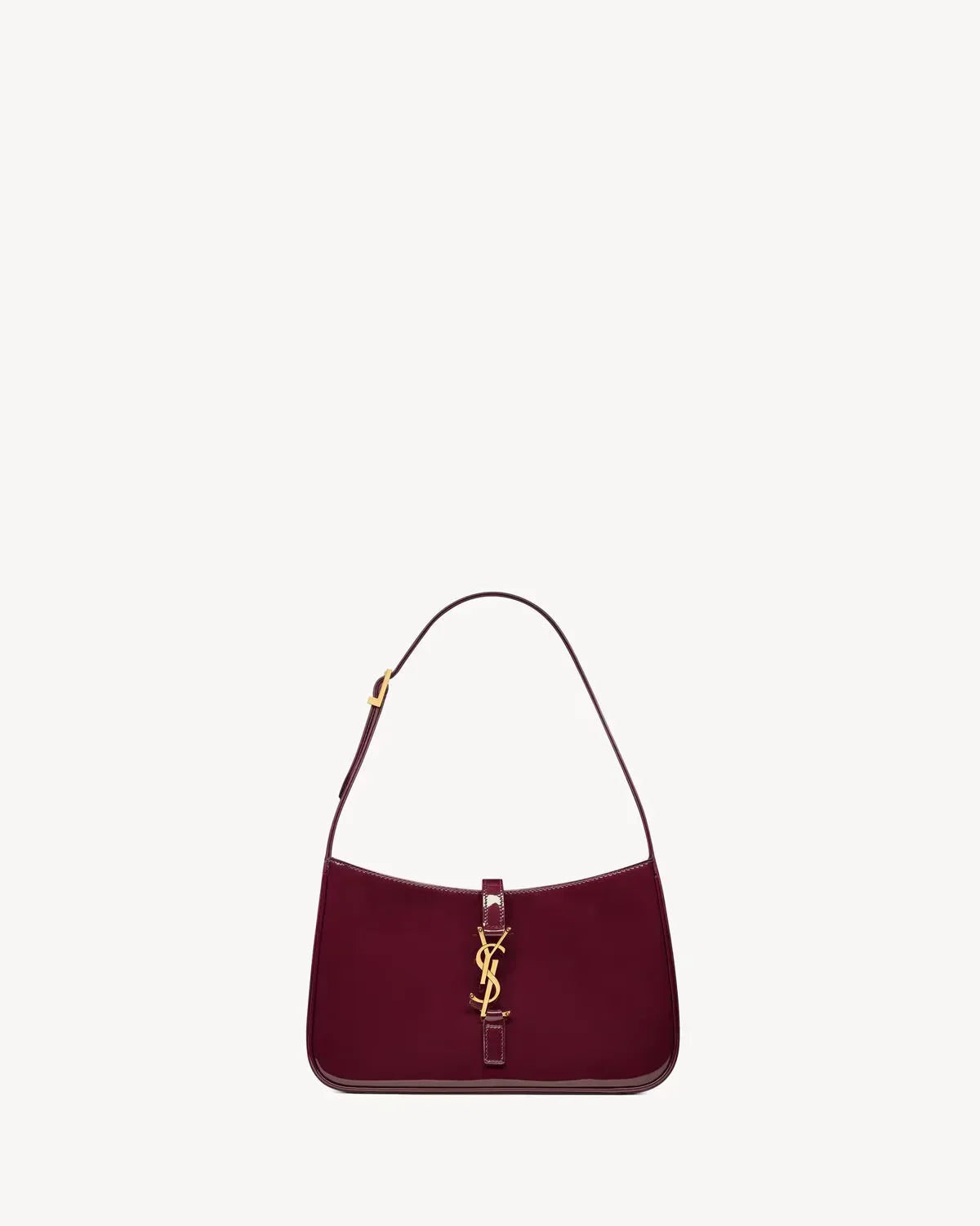 YSL - « le 5 à 7 en cuir verni Red »